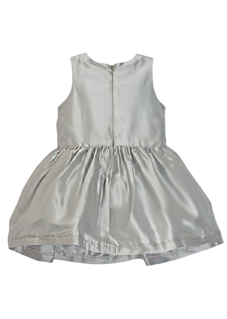 Silver Bow Dress