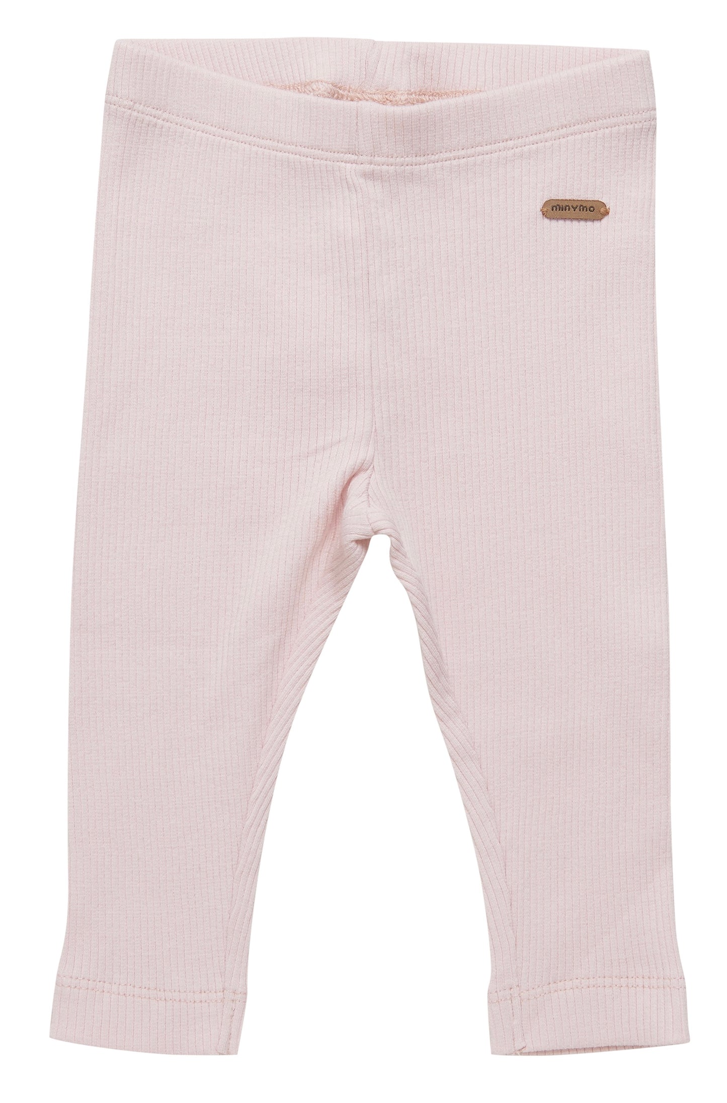 Baby Pink Ribbed Leggings