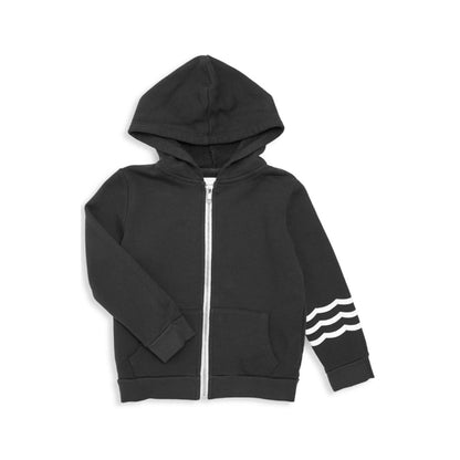 Black Coastal Zip Hoodie