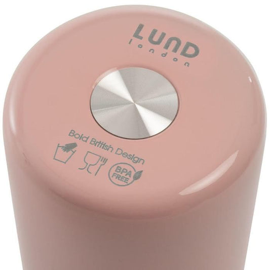 Pink & White Large Smile Skittle Bottle