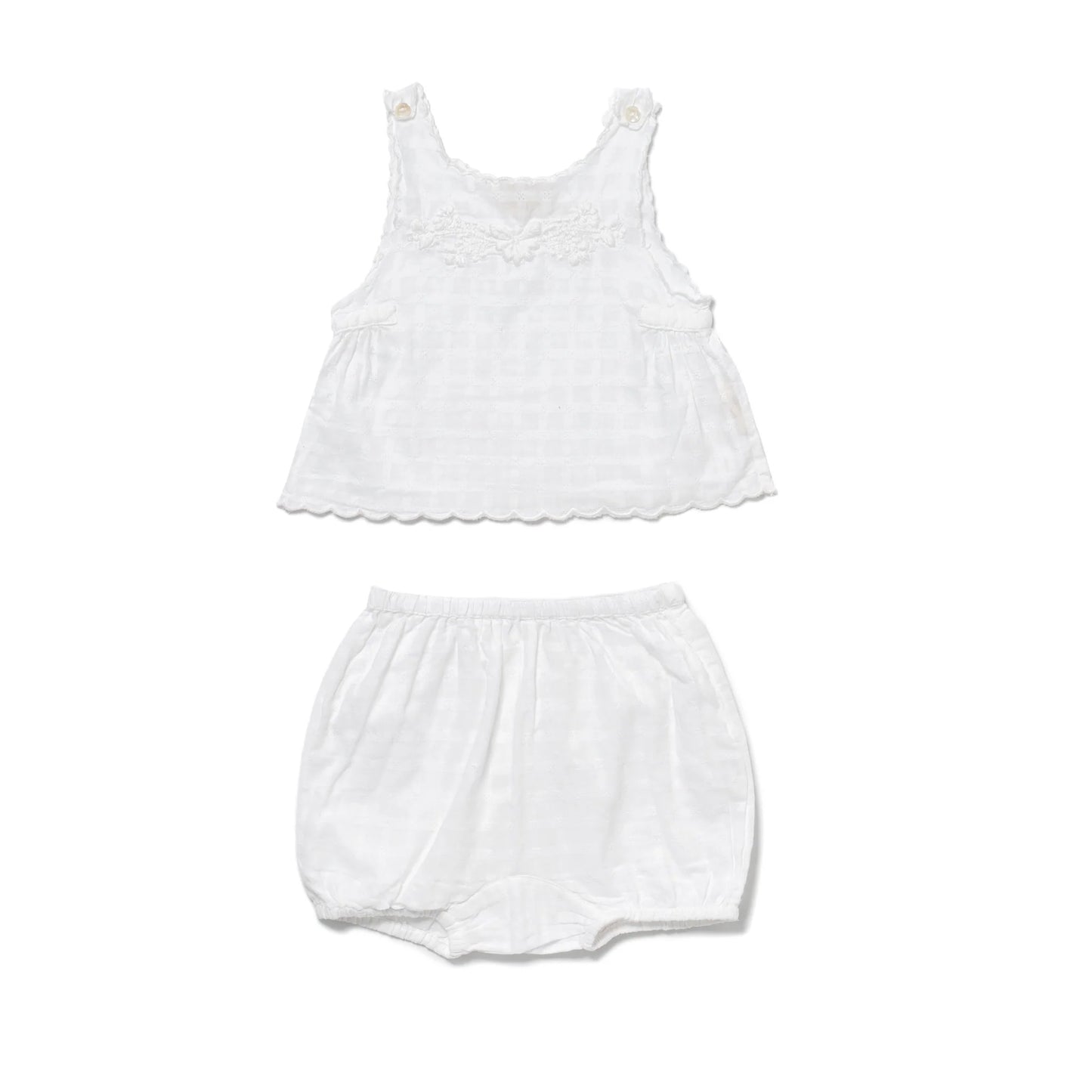 White Baby Chemise Set