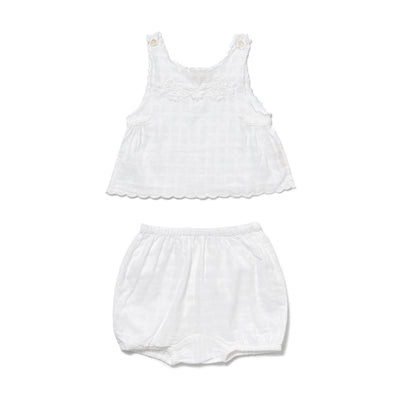 White Baby Chemise Set