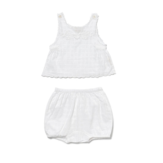 White Baby Chemise Set