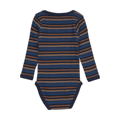 Navy Striped Onesie