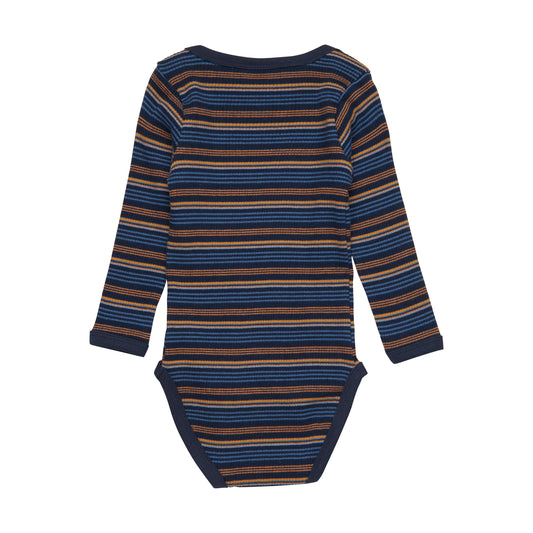 Navy Striped Onesie