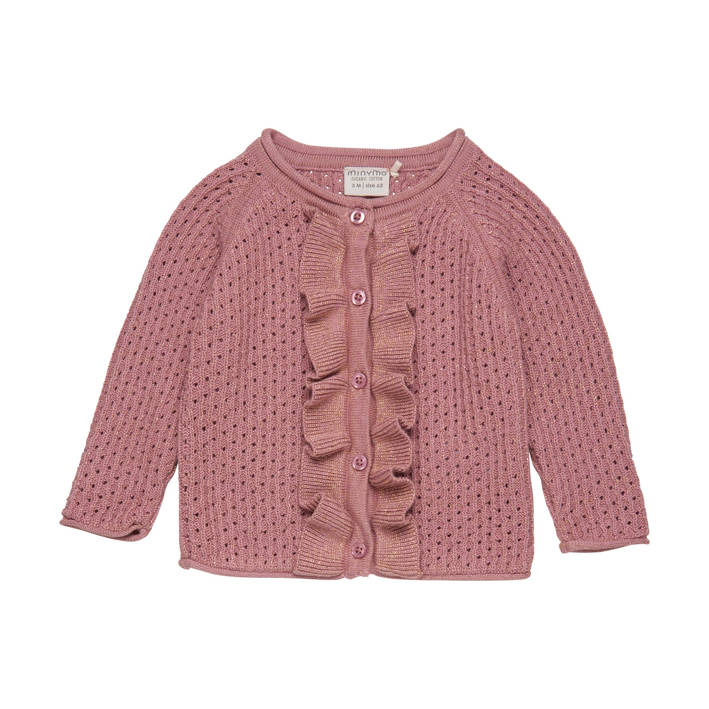 Ruffle Blush Cardigan