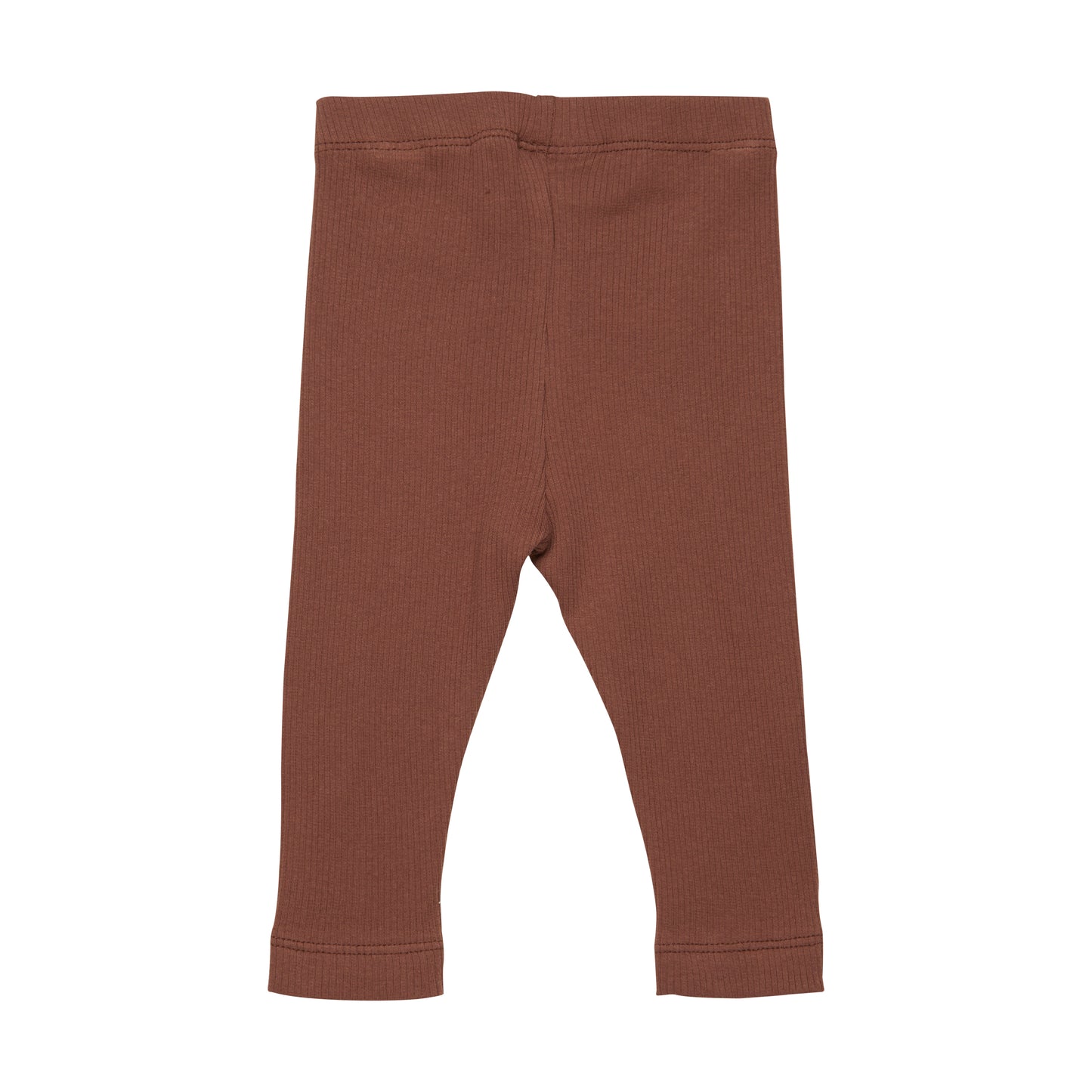 Brown Ribbed Leggings