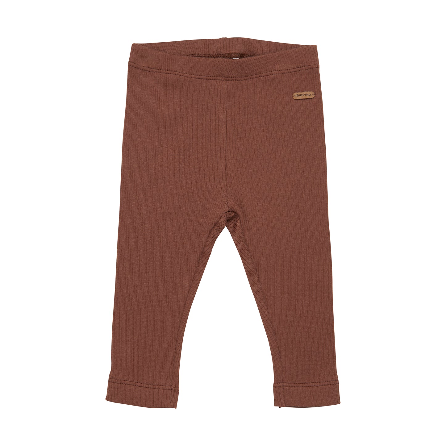 Brown Ribbed Leggings