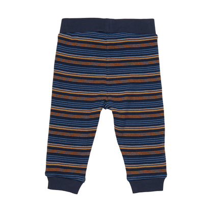 Navy Striped Pants