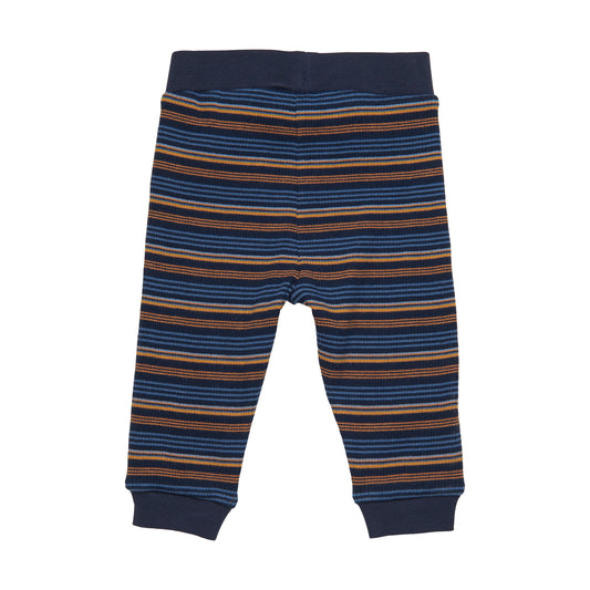 Navy Striped Pants