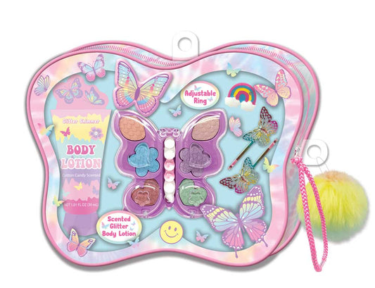 Butterfly Jewels & Cosmetics Set