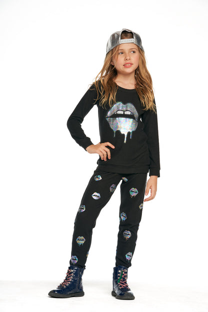 Sassy Lips Hacci Sweatpants
