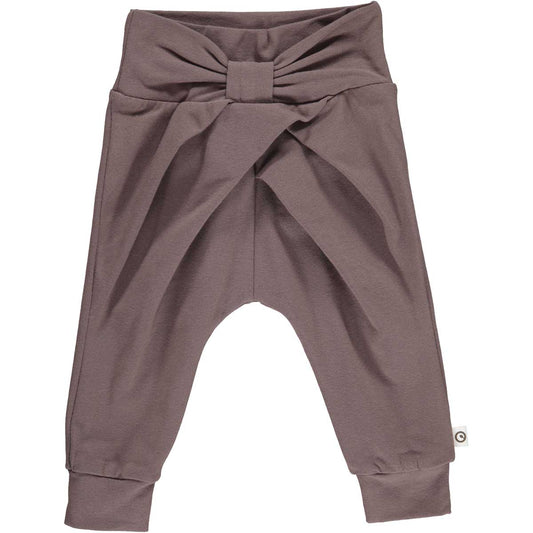 Brown Bow Pants