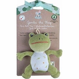 Gemba the Frog Organic Rattle