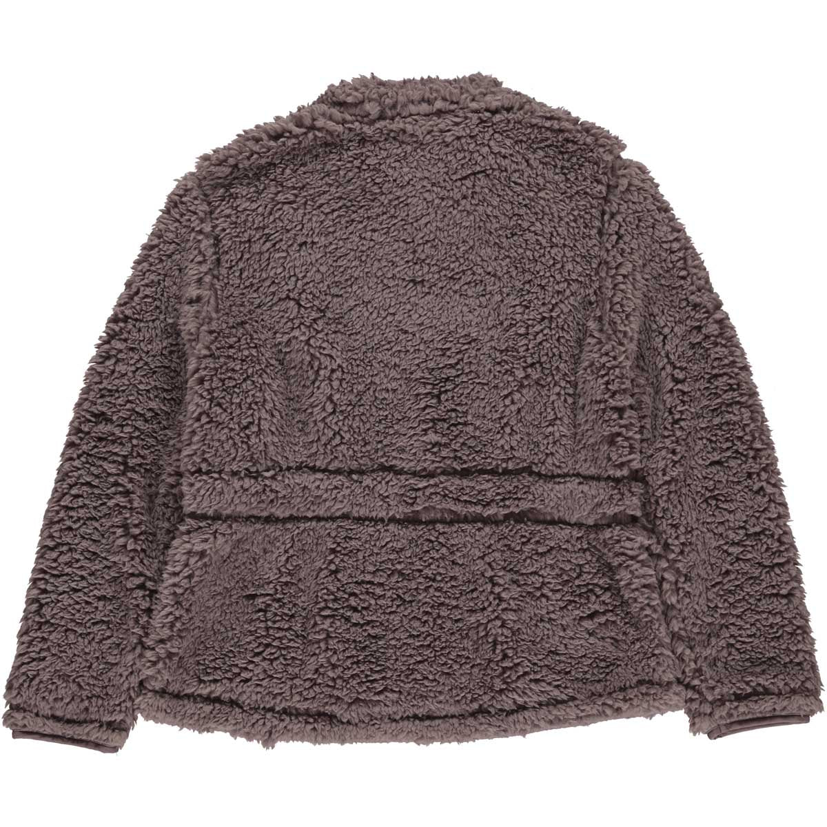 Brown Ruffle Teddy Jacket