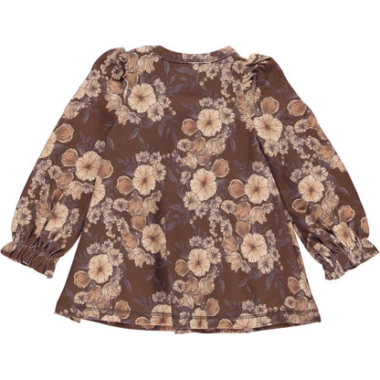 Baby Brown Floral Dress