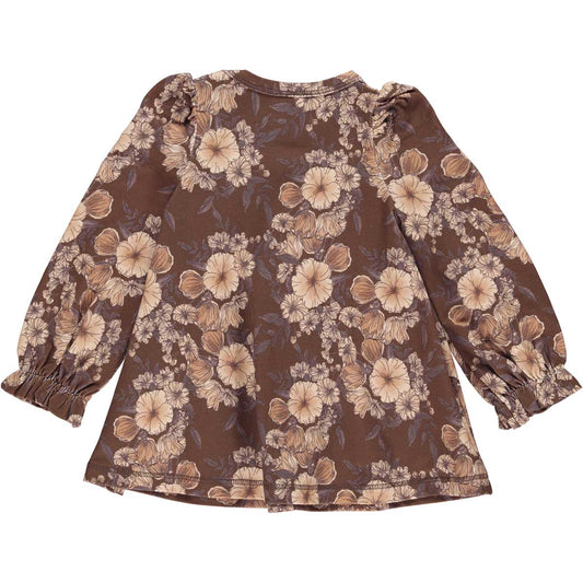 Baby Brown Floral Dress