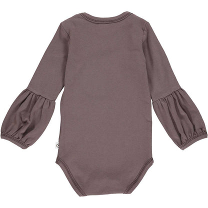 Brown Bell Sleeve Onesie