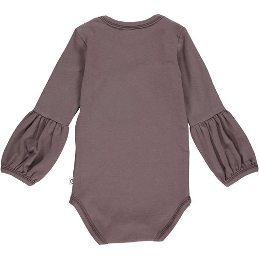Brown Bell Sleeve Onesie