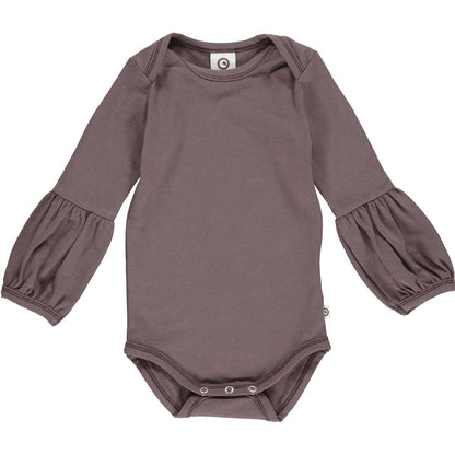 Brown Bell Sleeve Onesie