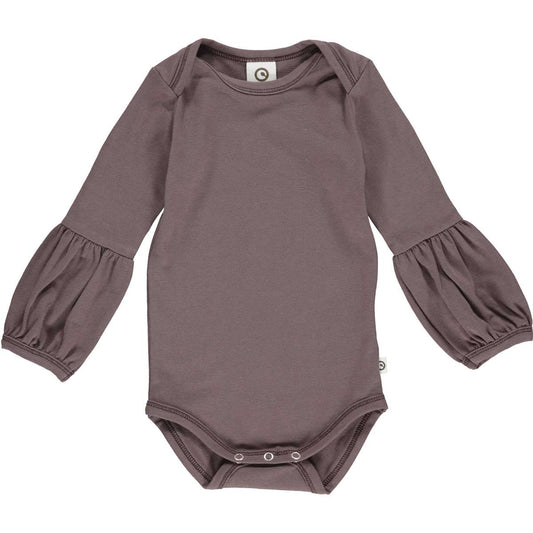 Brown Bell Sleeve Onesie