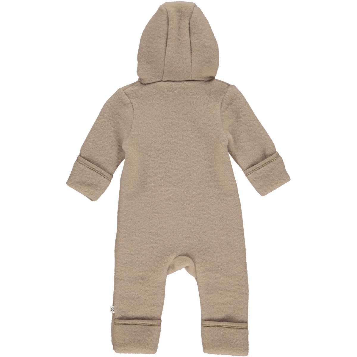 Organic Wool Teddy Bear Romper
