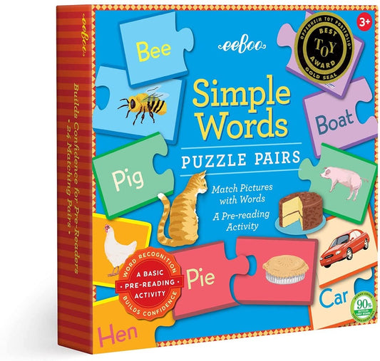 Simple Words Puzzle Pairs