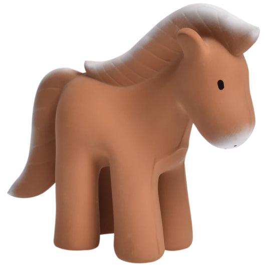 Horse Organic Rattle, Teether & Bath Toy