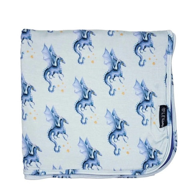 Blue Dragon Blanket
