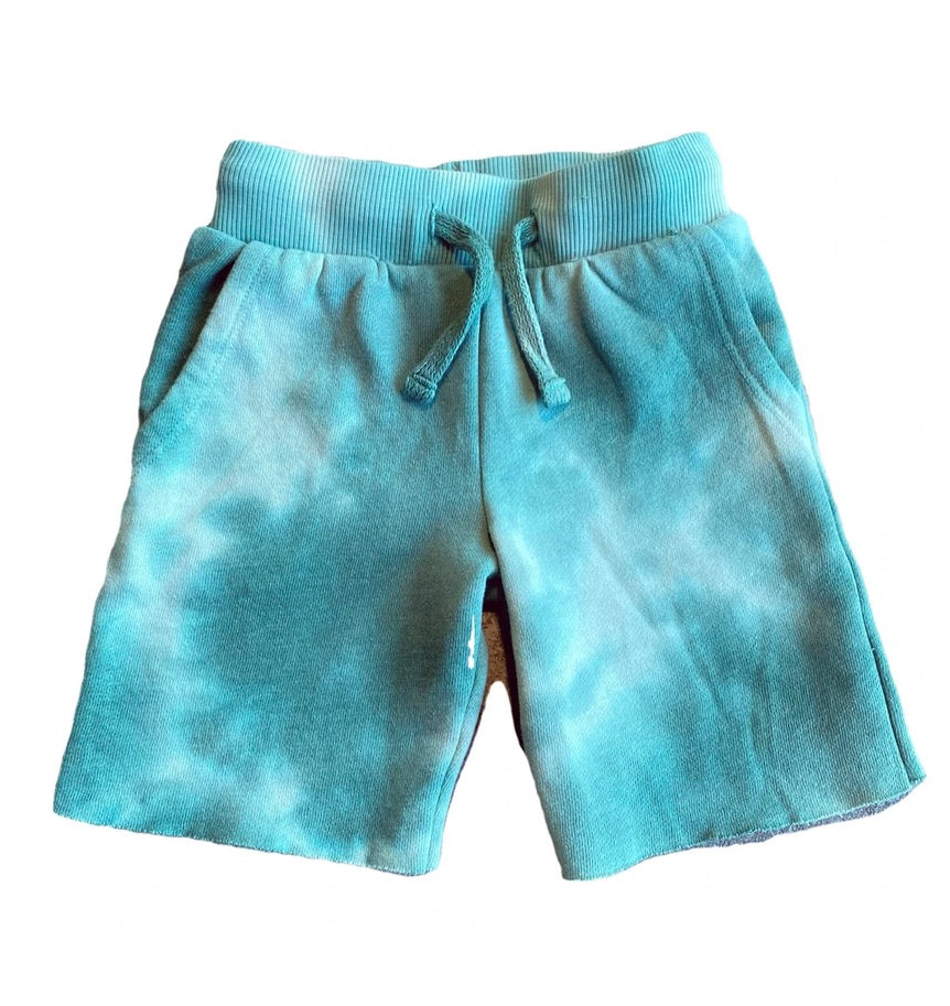 Rebel Green Tie Dye Fleece Short