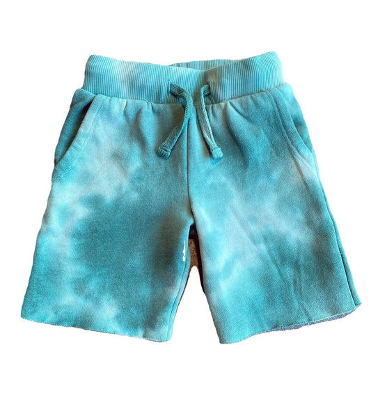 Rebel Green Tie Dye Fleece Short
