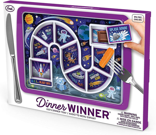 Dinner Winner - Space Kid's Dinner Tray