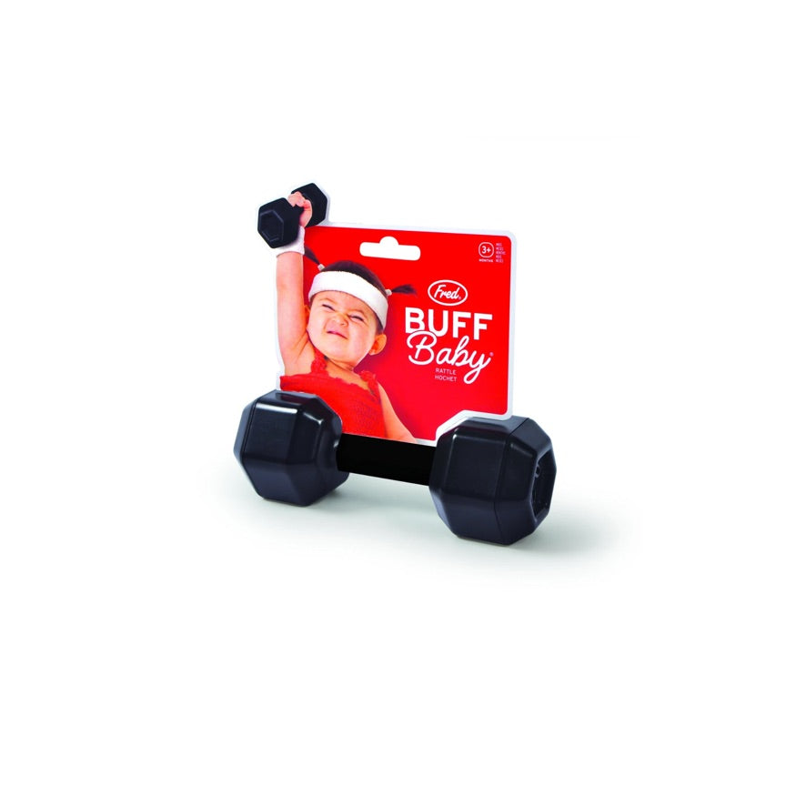 Buff Baby-Dumbbell Rattle