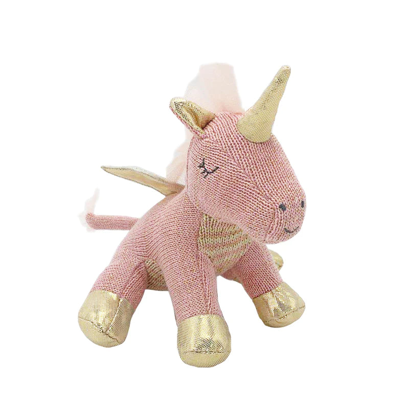 'Uliana' Unicorn Knit Rattle