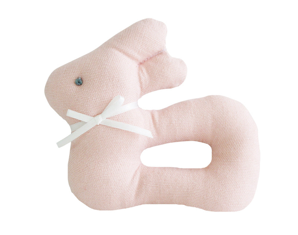 Pink My First Bunny Rattle