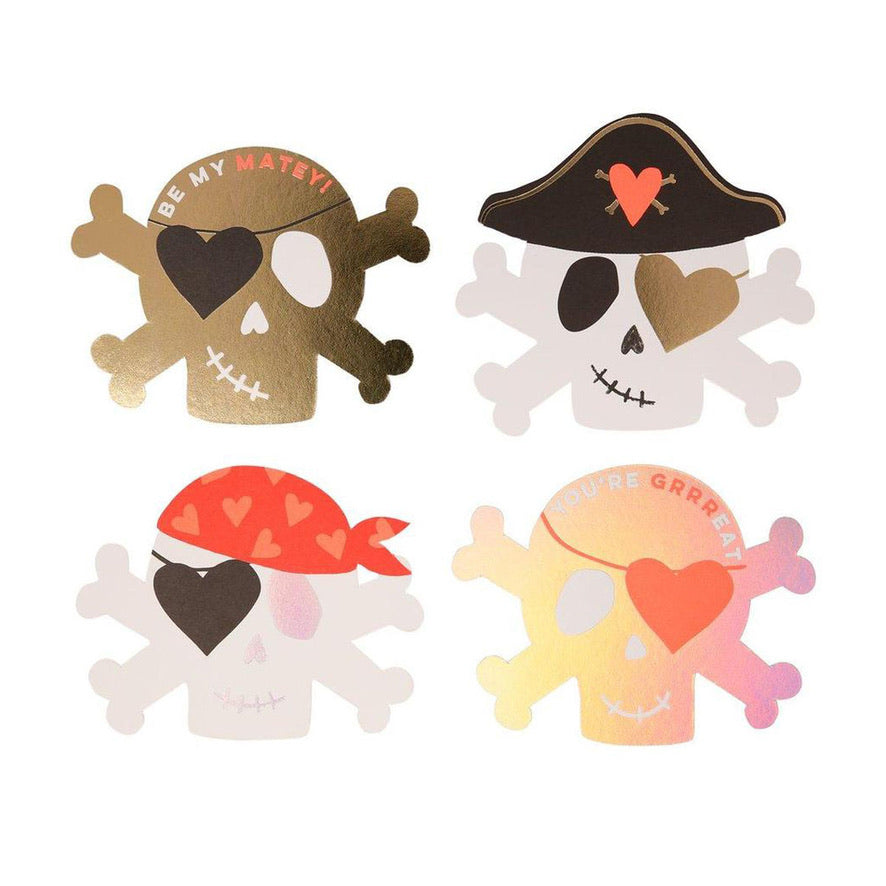 Pirate Valentine Cards