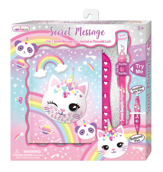 Caticorn Lock & Key Journal