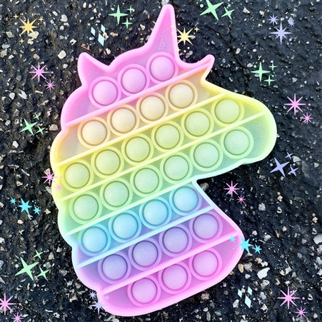Glitter Unicorn Pop Fidgety Toy