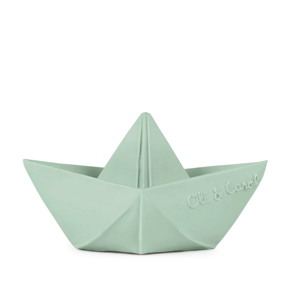 Mint Origami Boat Toy