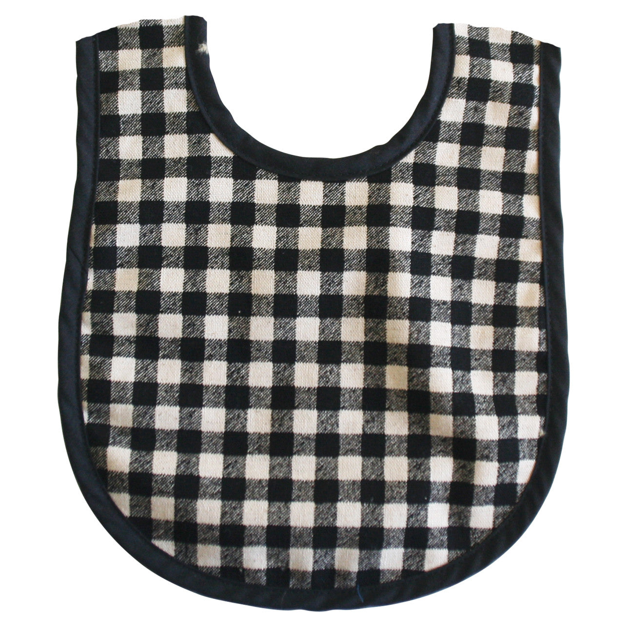 Black Checkered Bib