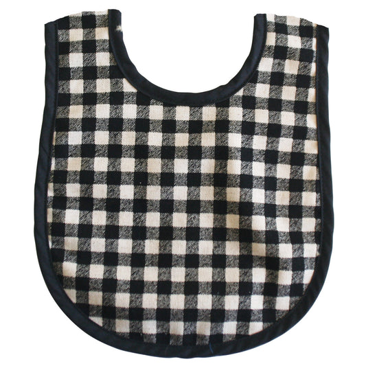 Black Checkered Bib