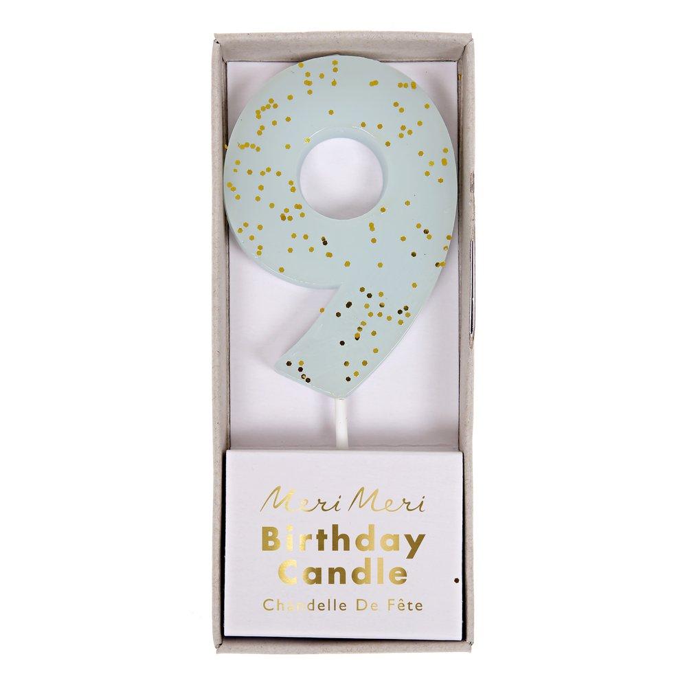 Number "Nine" Candle