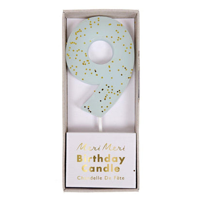 Number "Nine" Candle