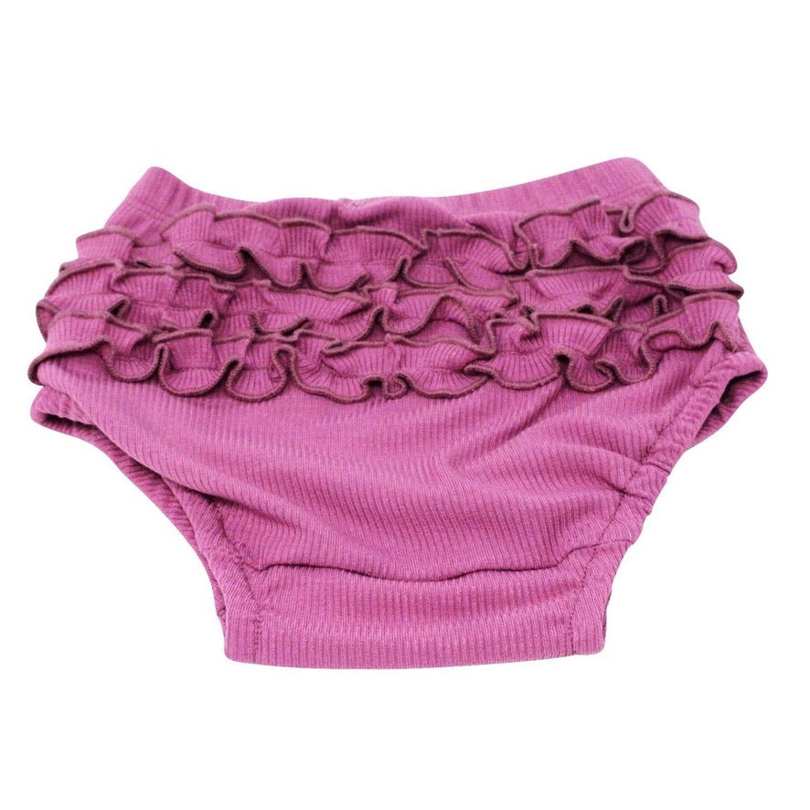 Mauve Ruffle Bloomer