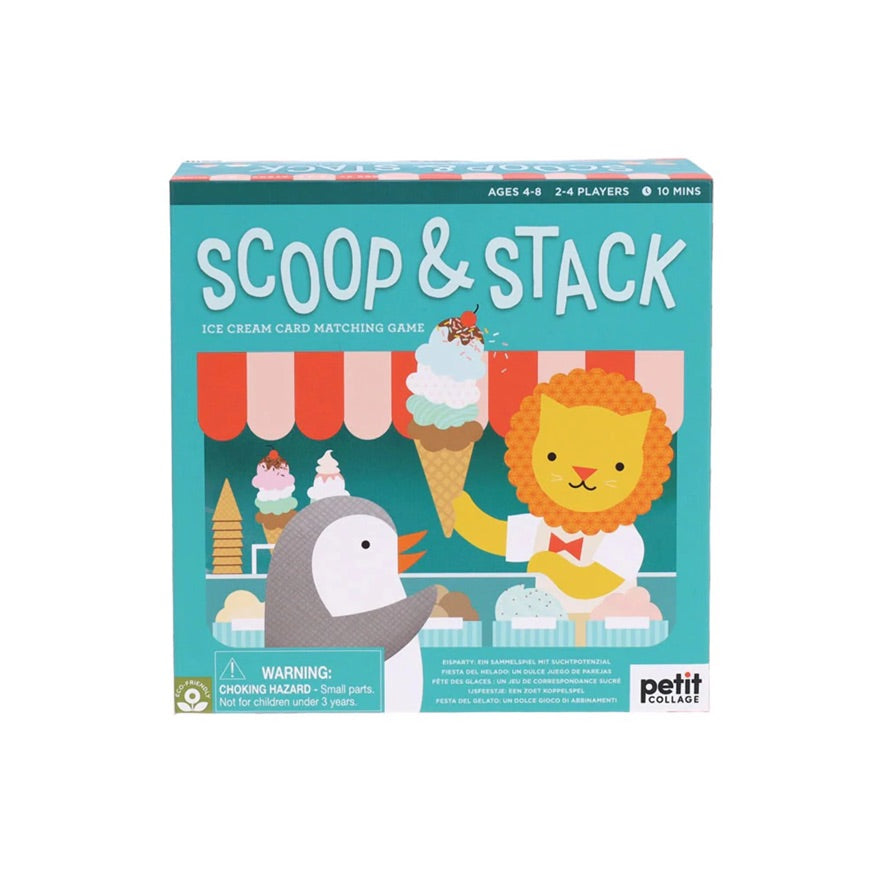 Scoop and Stack Ice Cream Card & Matching Game