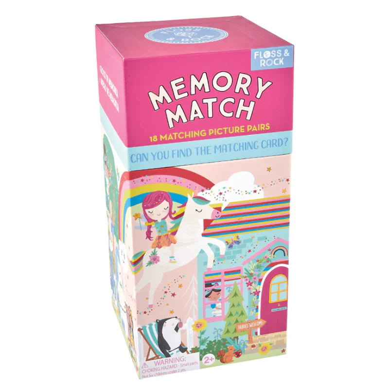 Rainbow Fairy Memory Match Game