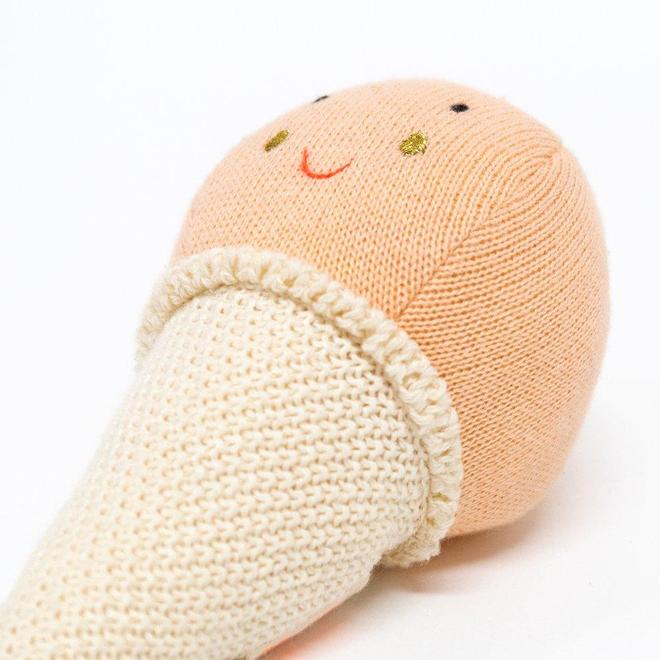 Ice Cream Baby Rattle