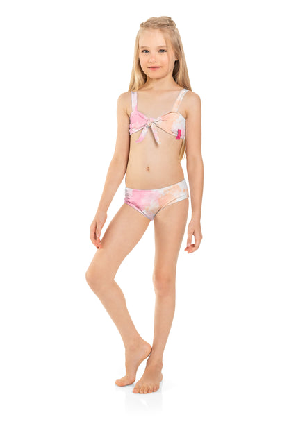 Peachy Tie Dye Adjustable Swimsuit