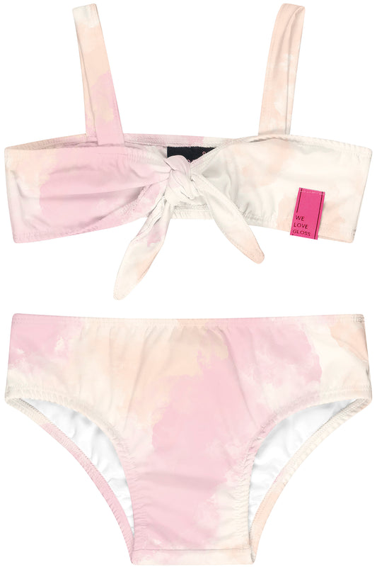 Peachy Tie Dye Adjustable Swimsuit