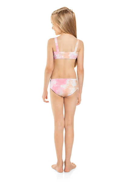 Peachy Tie Dye Adjustable Swimsuit